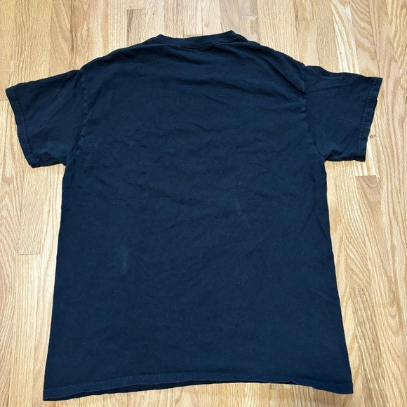 ACDC | Black & Yellow Lightning Bolt Cotton  T-Shirt - Picture 4 of 4